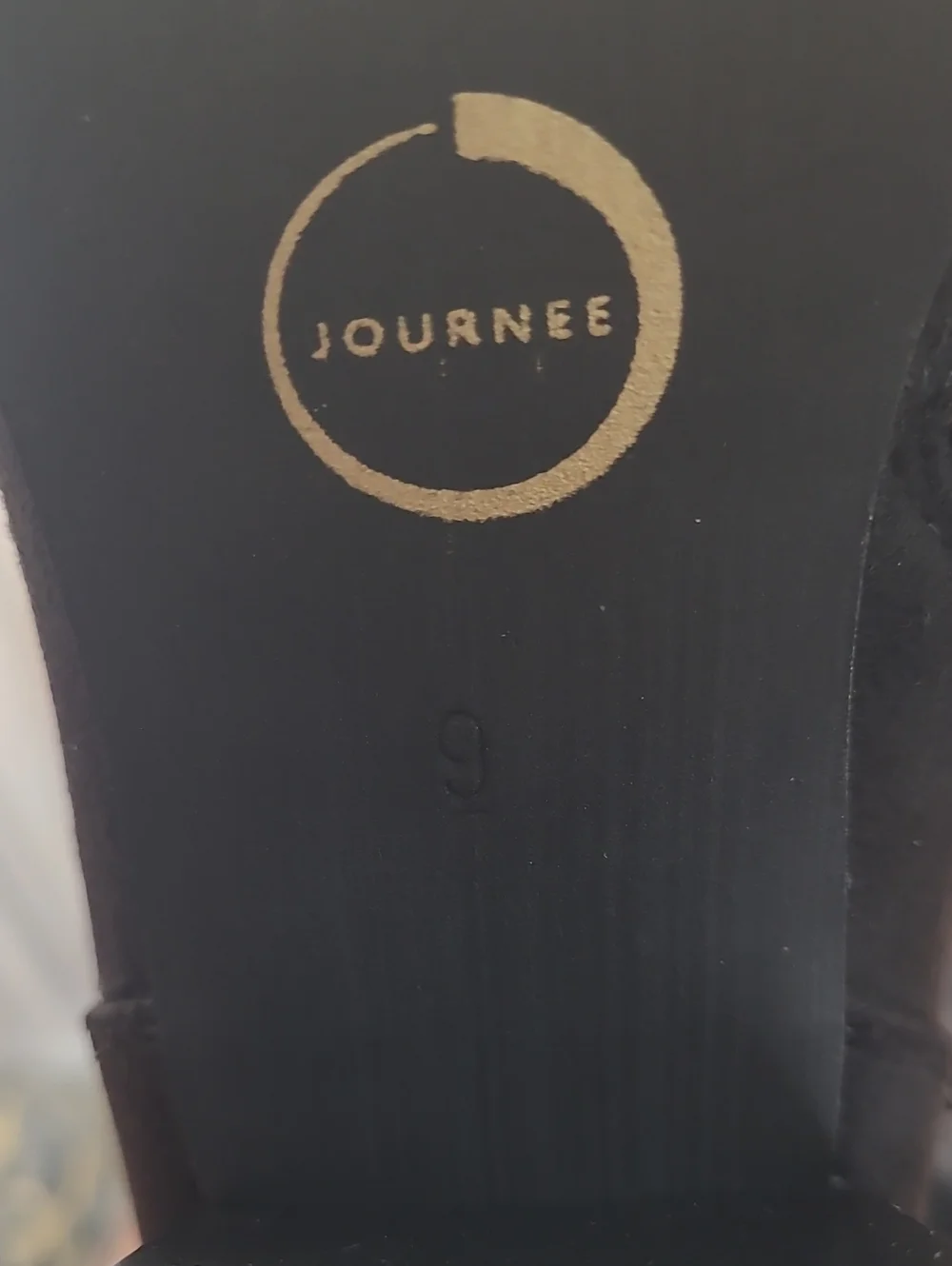 New in box! Journee Kaison Womens 9 Over the Knee black faux suede high boot